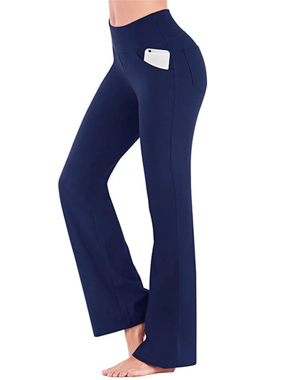 High-Waist Flared Palazzo Trousers for Women