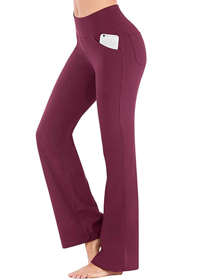 High-Waist Flared Palazzo Trousers for Women