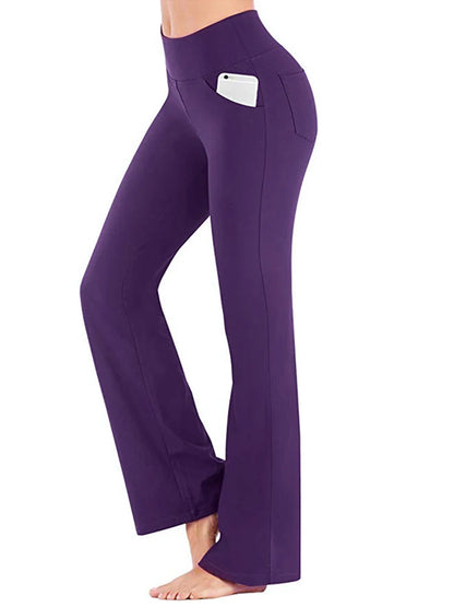 High-Waist Flared Palazzo Trousers for Women